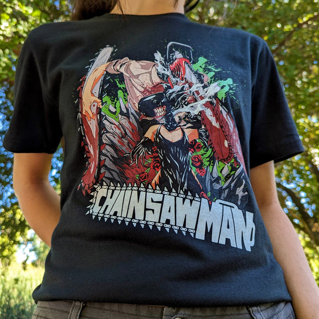 Chainsaw and Bomb T-shirt